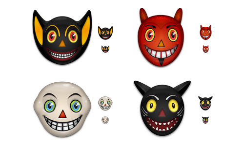 25-preview-halloween Halloween Icons - Vintage Halloween