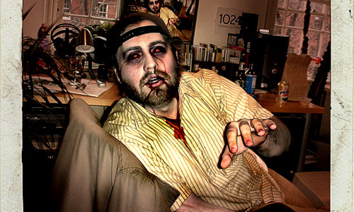 5-freakish-zombie Halloween Photoshop Tutorials - Freakish Zombie