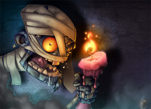 5-my-candle Halloween Desktop Wallpapers - My Candle