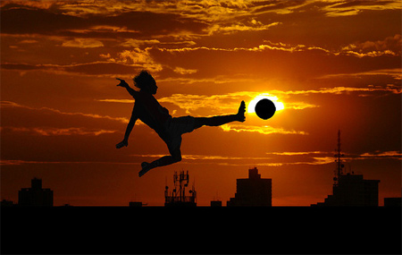 14-World's-Favorite-Sport Silhouette Photos - Worlds Favorite Sport