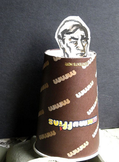 15-coffee-cup-puppet Coffee Cup Design - Conrad Black Coffee Cup Puppet