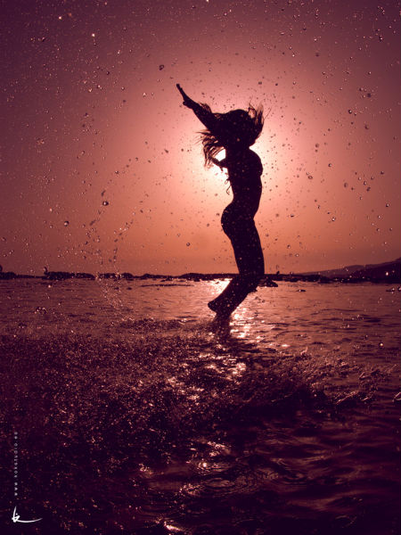 17-Sea-Silhouette Silhouette Photos - Sea Silhouette