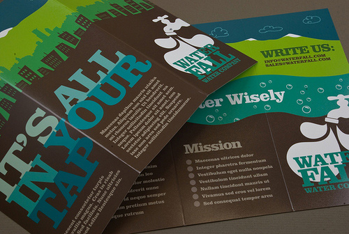 19-graphic-water Brochure Design Examples - Graphic Water Company Brochure