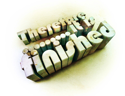 3d Typography Designs - Therefore