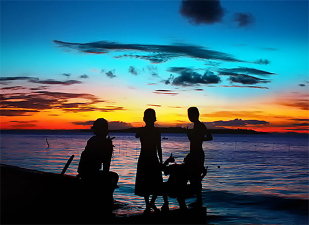 21-Like-a-Painting-Silhouette Silhouette Photos - Like a Painting Silhouette
