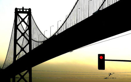 29-Bay-Bridge-Silhouette Silhouette Photos - Bay Bridge Silhouette