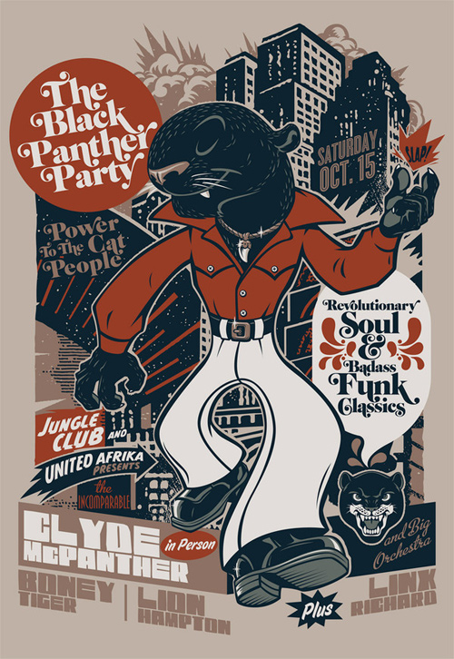 3-black-panther Flyer Design Ideas - The Black Panther Party