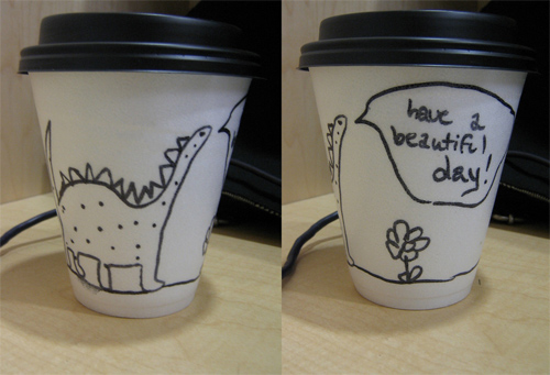 3-dinosaur-coffee-cup Coffee Cup Design - Dinosaur Coffee Cup