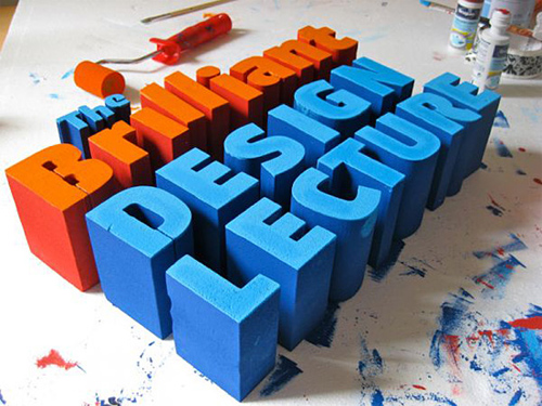 3d Typography Designs - Brilliant Design