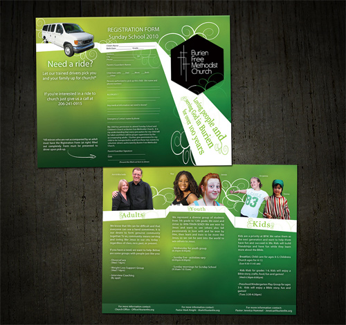 4-church-brochure Brochure Design Examples - Church Brochure