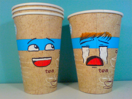 8-emo-cup Coffee Cup Design - Emo Little Cup