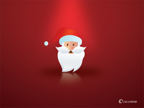 22-santas-head-wp Free Christmas Desktop Wallpaper - Santas Head Wallpaper