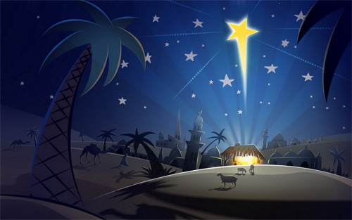 32-jesus-star Free Christmas Desktop Wallpaper - Jesus Christ Wallpaper
