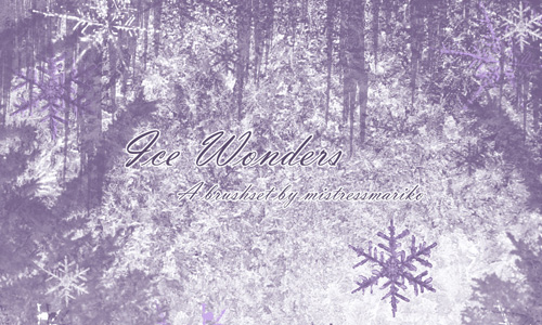 ice-wonders Christmas Brushes for Photoshop - Ice Wonders
