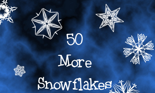 more-snowflakes Christmas Brushes for Photoshop - More Snowflakes