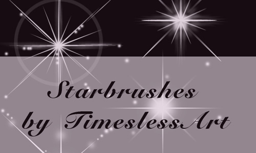 starbrushes Christmas Brushes for Photoshop - Star Brushes