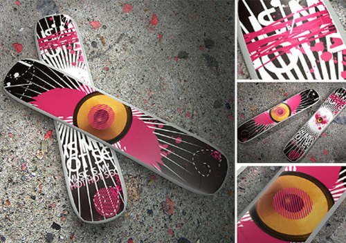 snowboard skate design