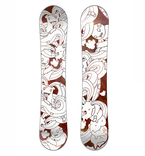 stitches snowboard design