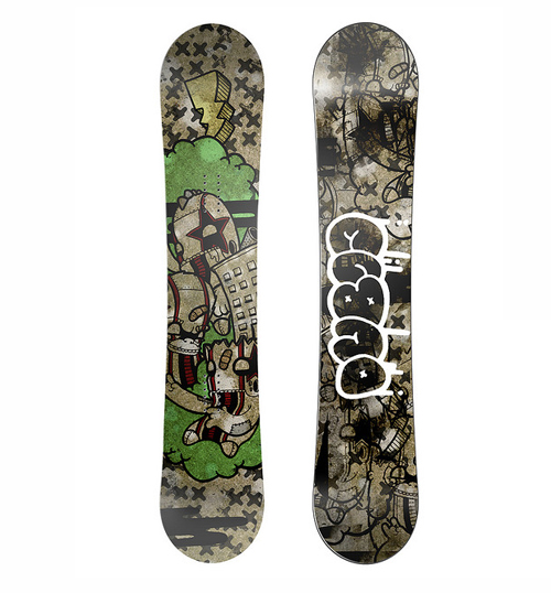 lightning snowboard design