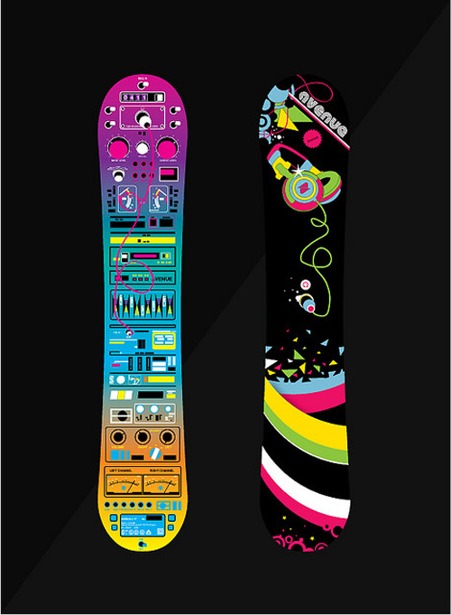 Snowboard design