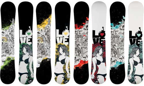 commercial burton snowboards