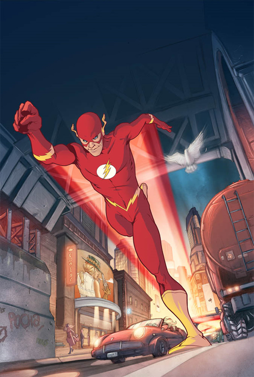 running flash