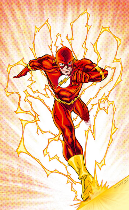 running red flash