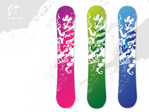 flora snowboard design