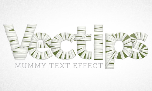 Mummy text Effect