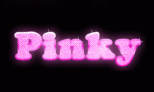 bling bling text effect