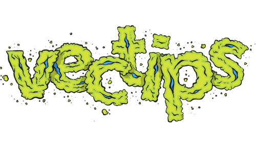 grimy text treatment