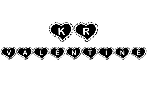 kr valentine heart
