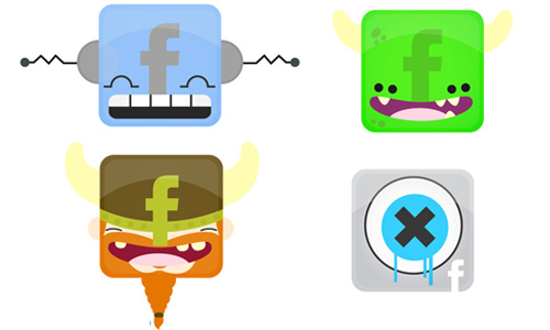 facebook icons