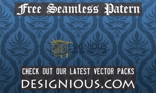 free damask pattern