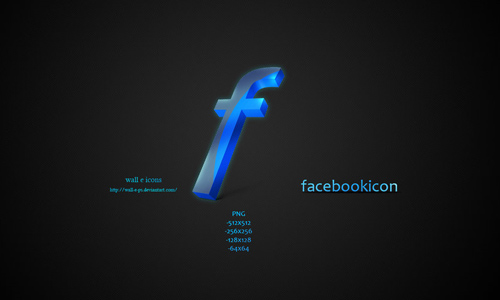 facebook icon wall