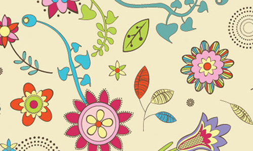 retro pattern vector