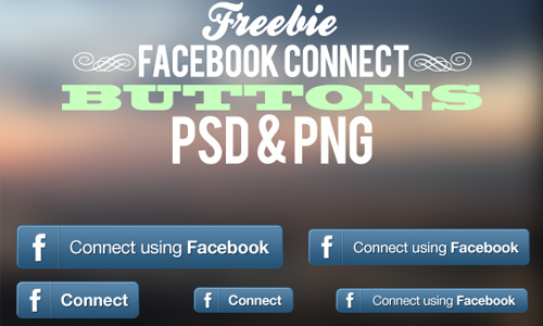 facebook connect buttons