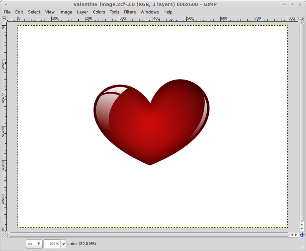 Heart GIMP Tutorial 37 gimp-tutorials-heart-design-37