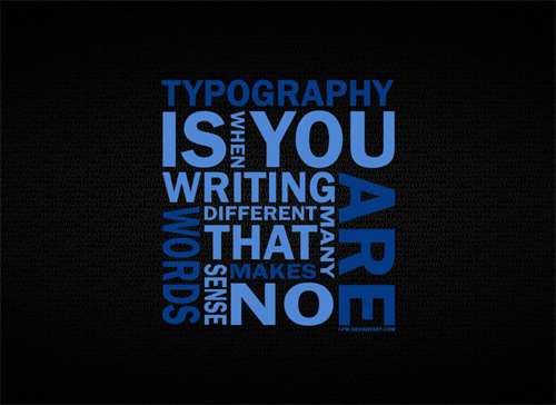 Typography WORD