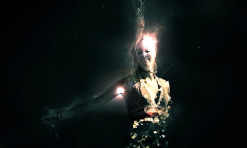 crystallized water girl figure