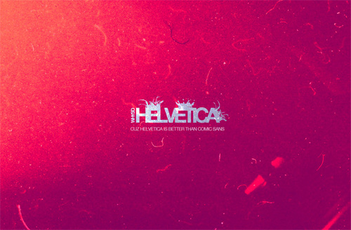 Helvetica Wallpaper