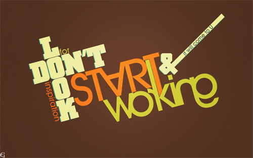 Inspiration will NOT