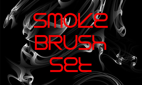 smoke abstrac brush set