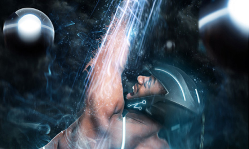 tron inspired photo