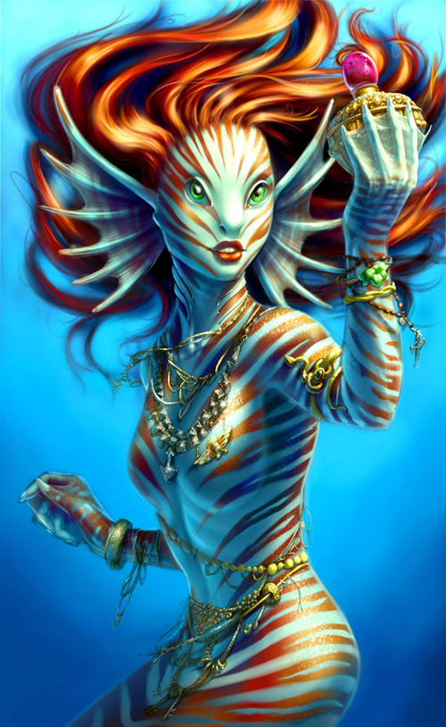 The Little Mermaid digital-painting-21-Little Mermaid