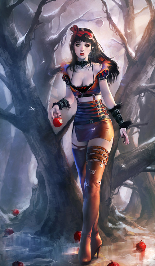 Snow White digital-painting-23-snow-white
