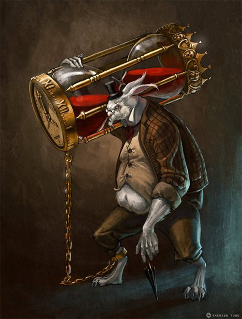 The White Rabbit digital-painting-16-the-white-rabbit