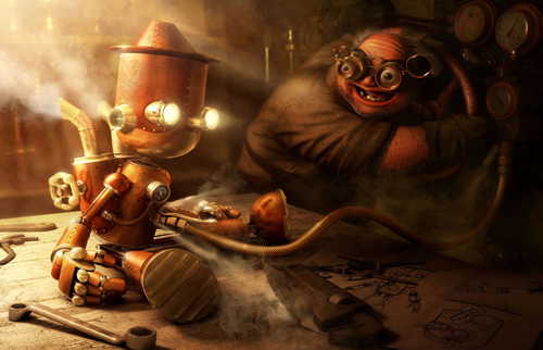 Steampunk Pinocchio offset-printing-poster-inspiration-pinocchio