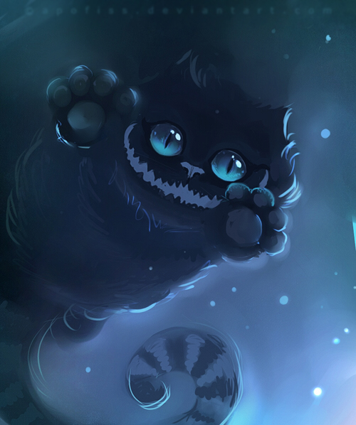 The Cheshire Cat digital-painting-17-the-cheshire-cat