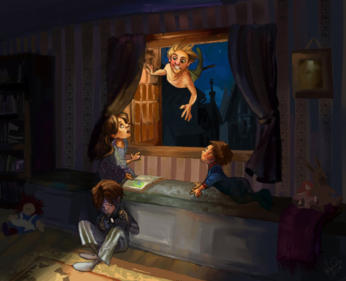 Peter Pan digital-painting-29-peter-pan